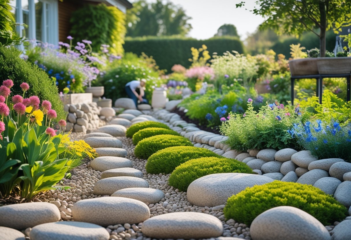 Sådan skaber du en smuk have med nøddesten